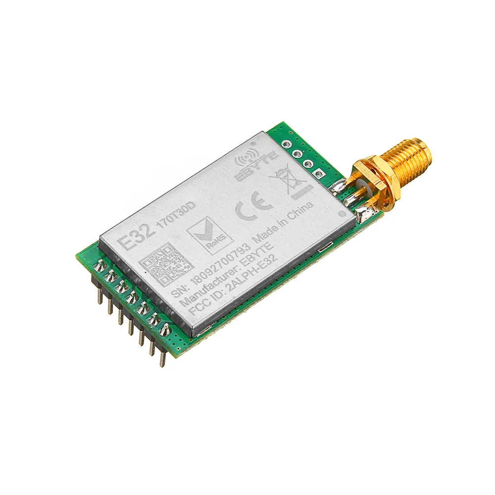 LEORY LoRa SX1276 беспроводной приемник передатчик E32 868T20D МГц модуль 868 20dBm UART IoT SMA SX1278