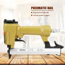 60-100psi u-образный пневматический гвоздепистолет 1/4 дюймов воздушный степлер пистолет для ногтей заклепка пистолет деревообрабатывающий инструмент пневматический инструмент