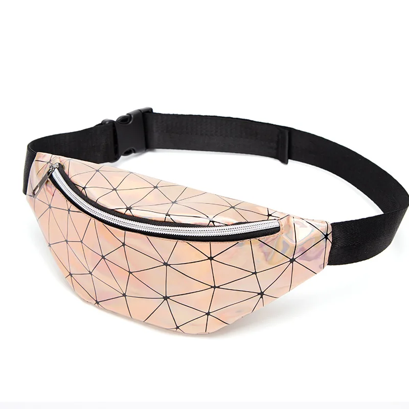 

A Generation of Fat Ms Laser Colorful Sequin Argyle Running Bag 2019 Summer New Cool Scalloped Coin Purse