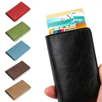 

New Mens Multi-Function Card Package Innovative Aluminum Box Wallet Womens Purse Credit Business ID