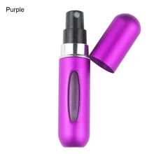 5 мл распылитель духов для путешествий, мини-контейнер для духов, алюминиевый многоразовый флакон для духов, контейнеры