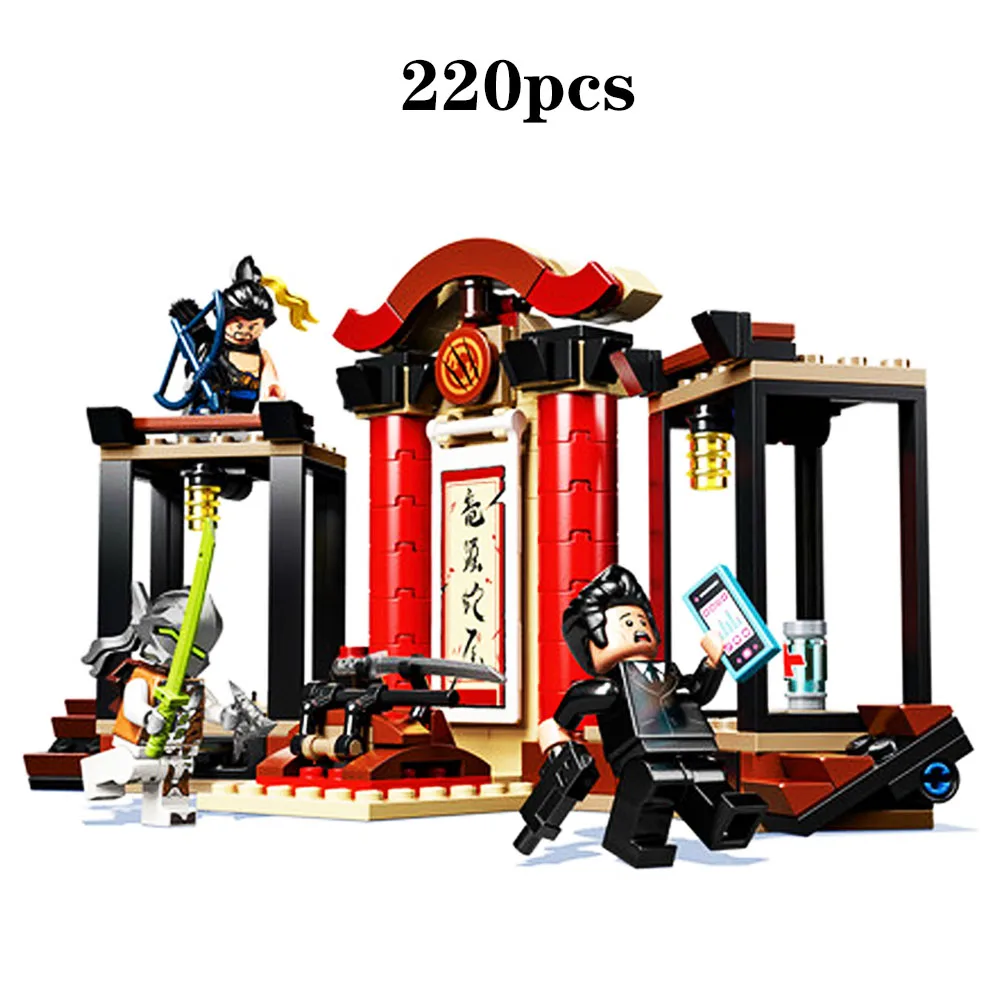

2019 New Building Blocks Hanzo Vs. Genji Model Compatible with Legoingly Overwatching 75971 Children Toys Gift for Child