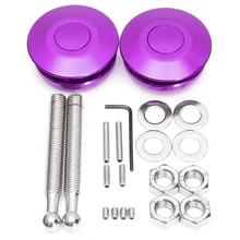 Broches de verrouillage pour capot, bouton poussoir universel, Kit de Clip de capot, en alliage d'aluminium, pour moteur, fermeture rapide