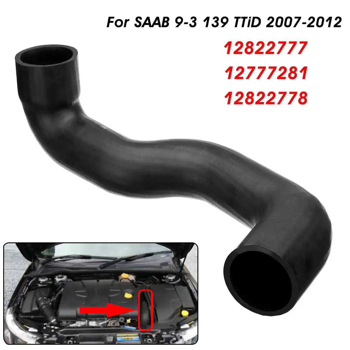 Silicone Intercooler EGR Hose TDCi Turbo Boost Pipe 1167799401 For BMW