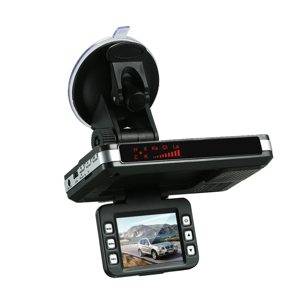 

Anti Radar Detector Car Dashcam DVR 2 in 1 720P Dash Cam Radar Speed Detector with Full Band Mute Button Loop Recording G-Sensor