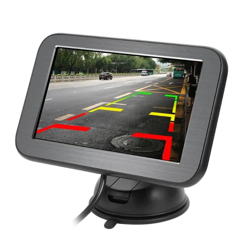 

VODOOL Wireless 5" LCD Screen Vehicle Reversing Parking Video Monitor System Car Rear View Backup Camera Waterproof Night Visio