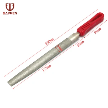 

8" Diamond Coated Half Round File Rasp Needle File for DIY