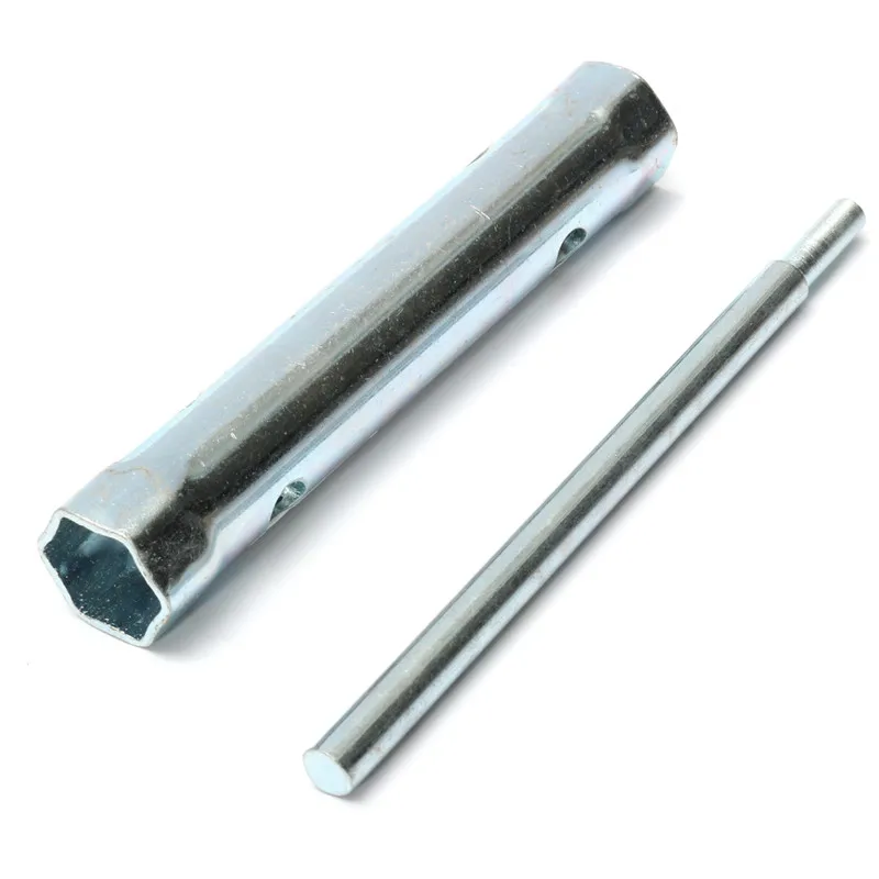 Ремонтные ручные инструменты Drillpro 6 шт Серебряная трубчатая коробка гаечный ключ набор 6 мм-17 мм трубчатый гаечный ключ метрический Набор торцевых головок