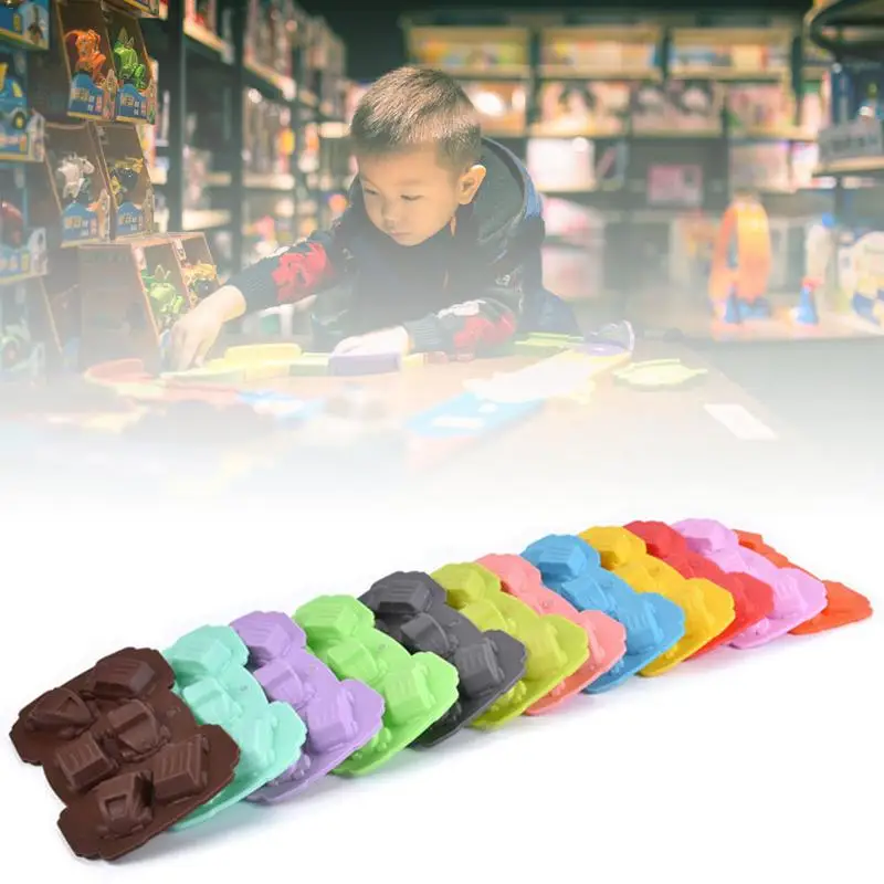

Cartoon Car Baking Mold Candy Cookies Chocolate Soap Baking Mold Tool Silicone Mold Fondant Cake Decoration