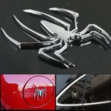 3D человек-паук авто логотип автомобиля стикеры металлический значок-эмблема хвост украшения Лидер продаж DIY Авто украшения кузова