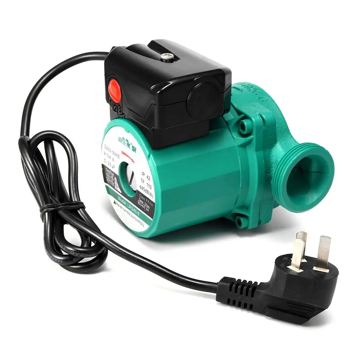 

Hot Water Air Heating Circulator Boiler Pump Adjustable Switch Heating System 100W 220V Indoor Circulation Pumps Accessories