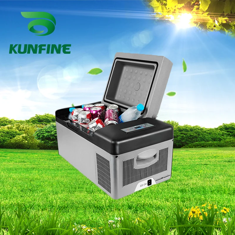^Cheap KUNFINE 110-240V AC Car Refrigerator 15L Multi-Function Fridge Vehicel Protable Refrigerator Freezer Cooler Grey low energy ^Cheap KUNFINE 110-240V AC Car Refrigerator 15L Multi-Function Fridge Vehicel Protable Refrigerator Freezer Cooler Grey low energy