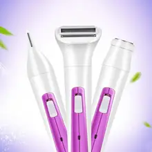 Многофункциональная Женская бритва, шерстяное устройство, Женский перезаряжаемый эпилятор, триммер для бровей, носа, тример для волос