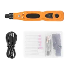 Мини Нефритовая резьба ручка 1 комплект 3,6 В перезаряжаемый электрический сверлильный станок машина мини Нефритовая резьба ручка комплект