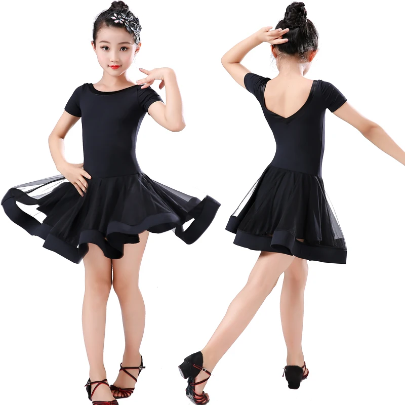 

modern girl latin dance dress for girls latin ballroom samba rumba competition children kids dancing practice skirt salsa tango