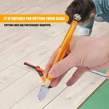 168 мм Алмазный Стеклорез 3-12 мм Профессиональный портативный колесный нож DIY Зеркало для плитки ремесло резка ручные инструменты