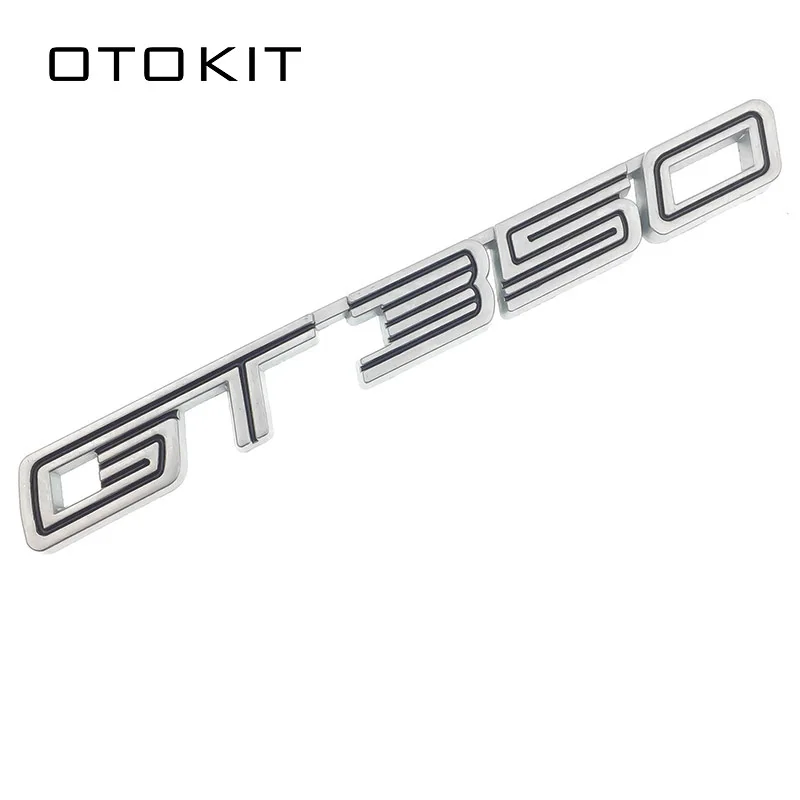 Car Styling 3D Gt350 Gt 350 Emblema Badge Sticker Car Side Badge Emblem Auto Posteriore Tronco Decalcomania Per Ford 15-16 Mustang Shelby