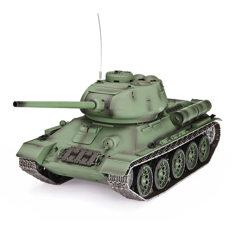 Heng Long 3909-1 1/16 2,4G T-34 Rc автомобиль боевой танк металлический трек ж/звук дым игрушка