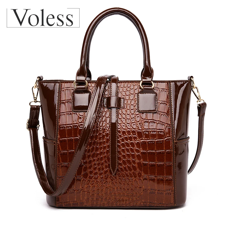 

New Handbags for Women PU Leather Handbags Bags for Women Bags Designer Luxury Handbags Crocodile Lady Hand Bags Bolsa Feminina