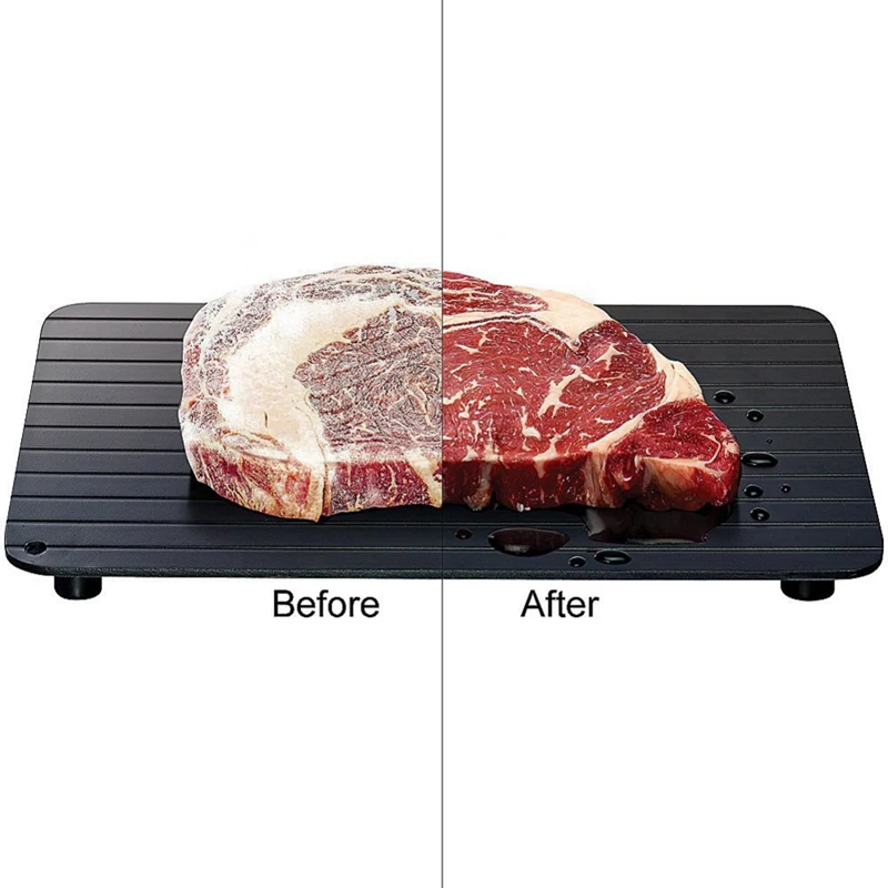 AFBC Sweet Treats Fast Defrosting Tray Defrost Meat Or Frozen Food Quickly Without Electricity Microwave AFBC Sweet Treats Fast Defrosting Tray Defrost Meat Or Frozen Food Quickly Without Electricity Microwave