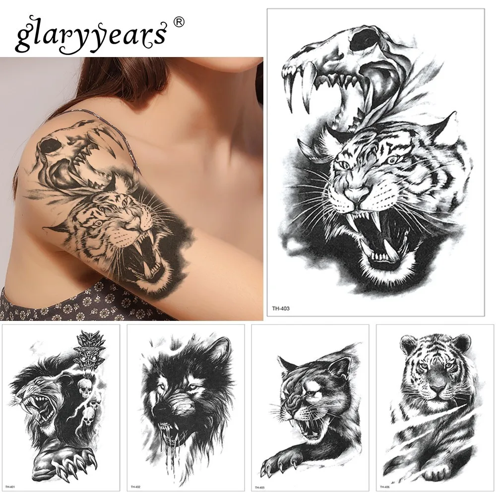 Временная тату наклейка glaryyears 1 лист модная поддельная татуировка искусственная