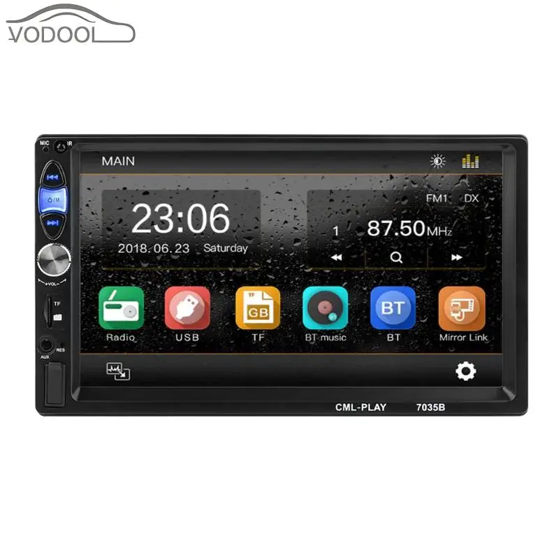 

7 inch automagnitol 2 din car radio multimidia remote control car MP5 player 3D dynamic UI FM radio bluetooth USB AUX