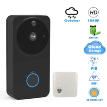 CTVMAN Doorbell Camera Wifi 1080P Smart Video Doorbells Cloud Security Intercom IP Wireless Video Call Battery Outdoor Door Bell ctvman video door phone wifi security intercom for home ip video doors viewer battery powered smart wireless doorbell camera