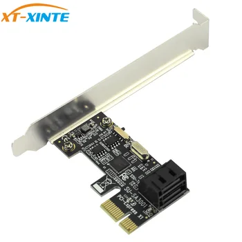

PCI-E to SATA3.0 2 Ports Expansion Card Mini PCIE to SATA 3.0 Convert Adapter Interface for SSD Boot System Riser Controller
