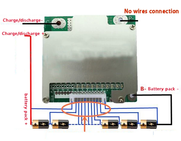 14S 30A bms новый литий ионный 48V BMS PCM с балансом для электрического велосипеда