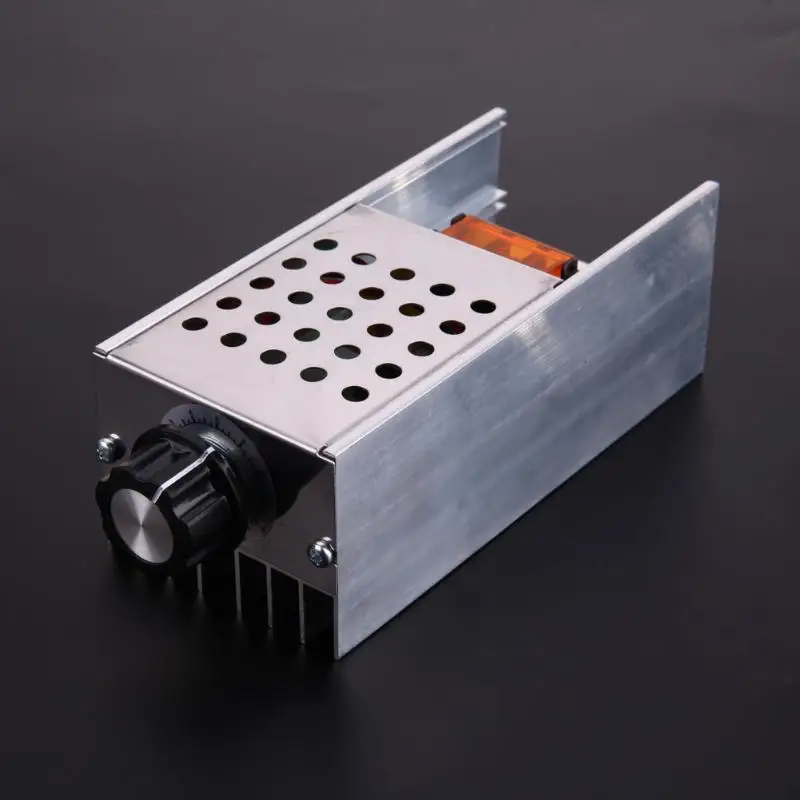 

AC 220V 6KW SCR Regulator Motor Speed Controller Dimmer Thermostat Electronic Components Electrician Tools