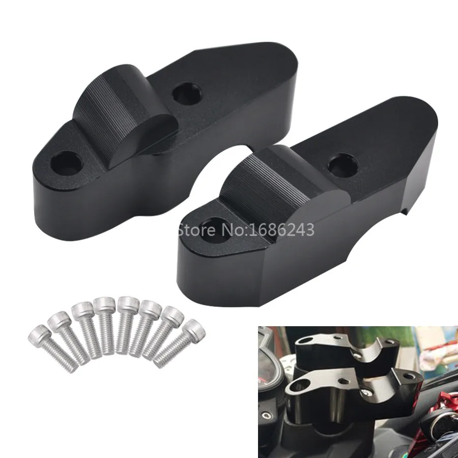 Заготовка руль Fat стойки для руля Крепление Адаптер зажима подходит для Benelli BJ600 BJ600GS BN600 TNT600 BN600 идеальная док новая