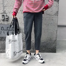 2019 Summer Men's Fashion Blue Casual Pants Stretch Slim Fit Jeans men Male Black Color Biker Denim Cowboy Trousers Size S-2XL 2019 Summer Men's Fashion Blue Casual Pants Stretch Slim Fit Jeans men Male Black Color Biker Denim Cowboy Trousers Size S-2XL