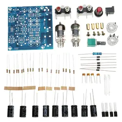 LEORY DIY Kit 6J1 Pre-amp стерео-трубка предусилитель усилитель AC12V