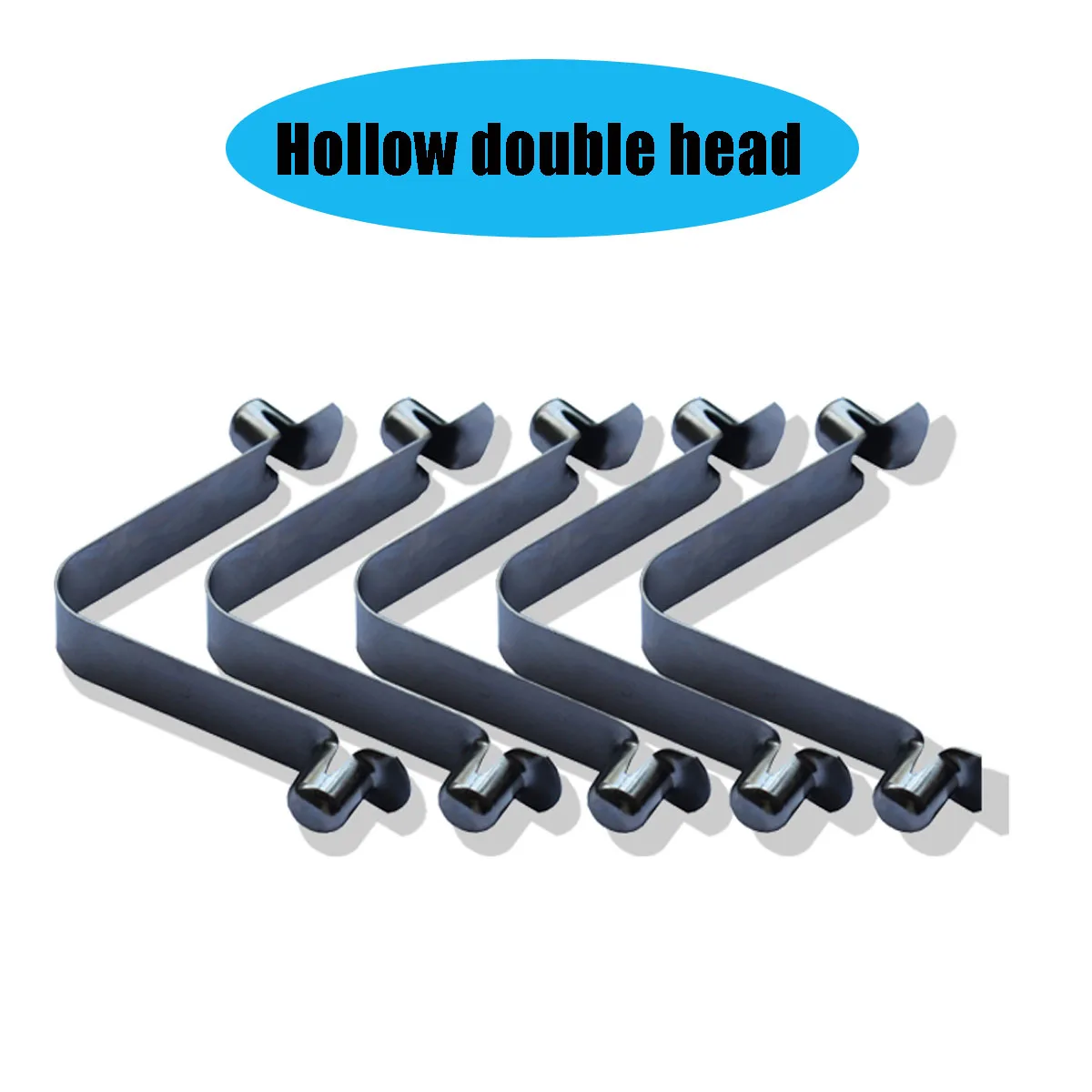 

SGODDE 5PC Silver Kayak Paddle Tent Pole Push Button Spring Snap Clip Locking Tube Pin Water Sports Rowing Boats Durable