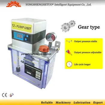 

CE electric lubrication oil pump gear oiler lubricating unit 2L 220V pressure switch ready digital panel TZ2232-210X