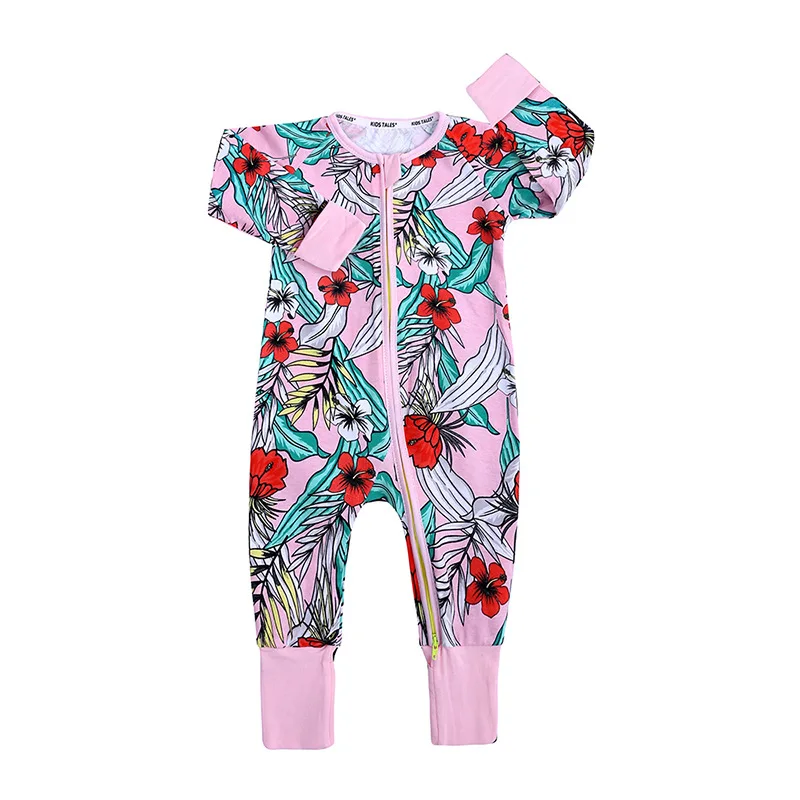 

floral print long sleeve rompers for baby girl clothes newborn boy romper 2019 unisex new born costume cotton toddler jumpsuit