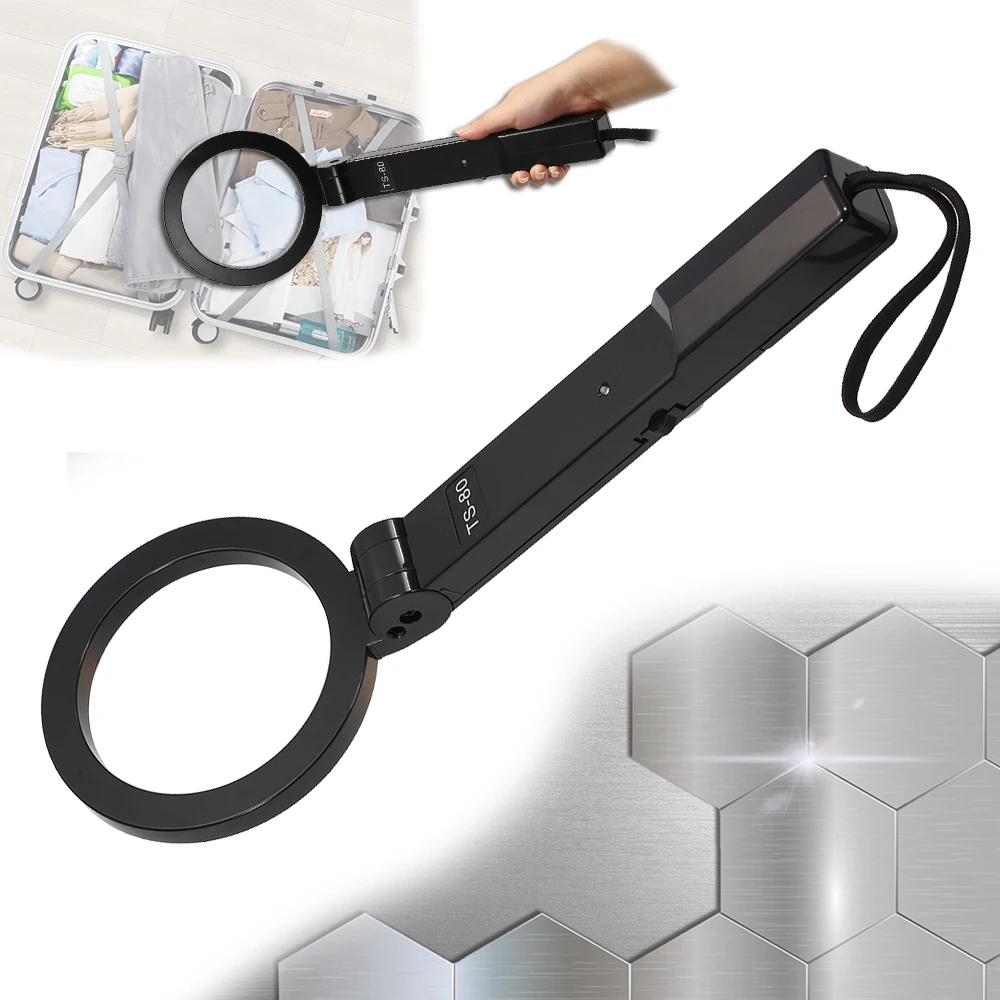Handheld Foldable Metal Detector High Sensitivity Scanner