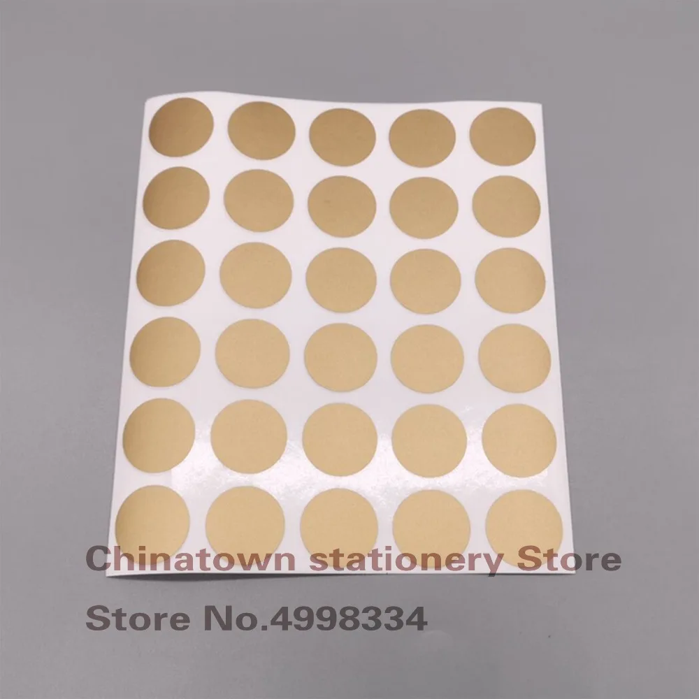 

150pcs 1"Inch Round Gold Scratch Off Stickers Labels Tickets Promotional Games