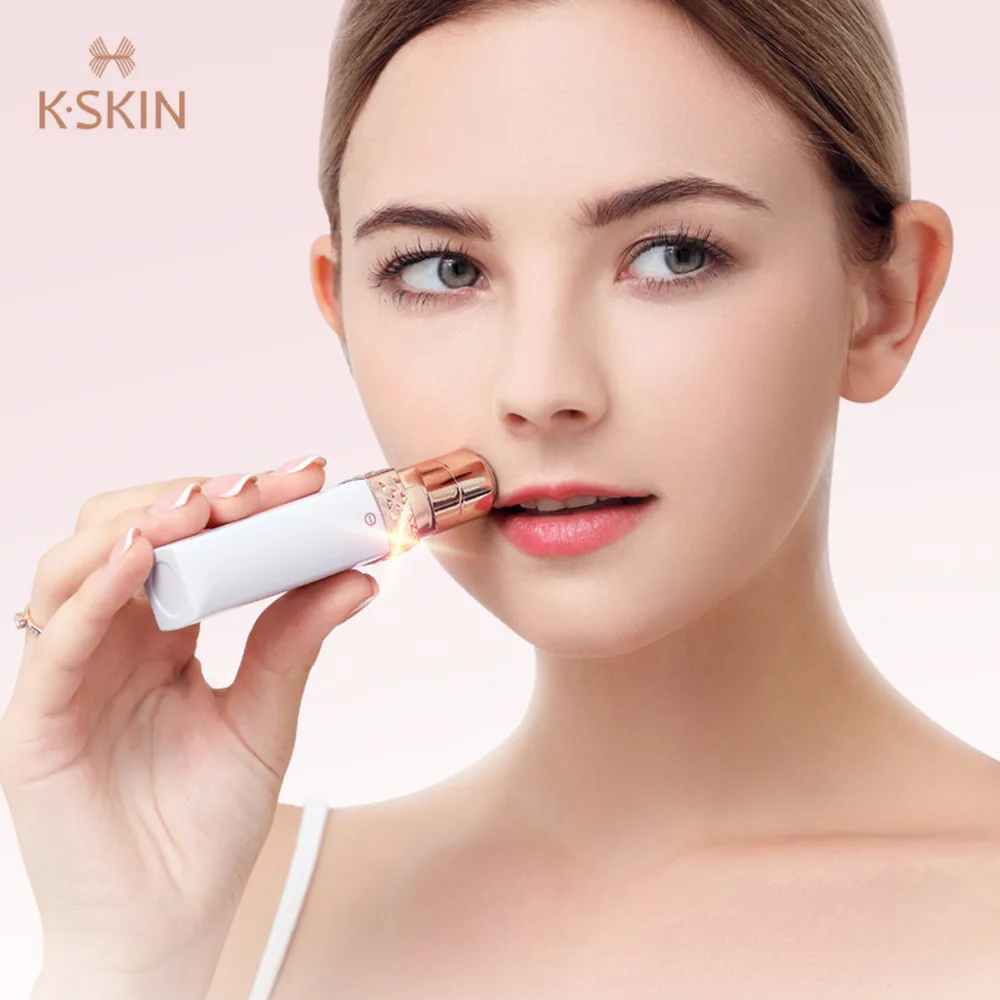 

K-SKIN KD505 Portable Electric Epilator Painless Facial Body Hair Remover Trimmer Skin-Friendly 3D floating blades New Arrival