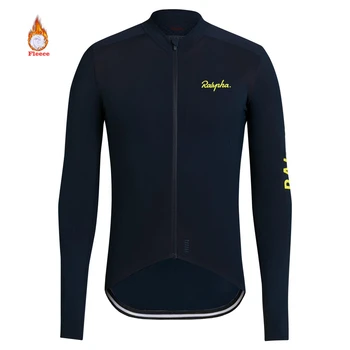 

Ralvpha 2019 Mtb Quality Winter Spring Thermal Fleece Reflective Cycling Jersey Long Sleeve Cycling Clothing Classic Cool Design
