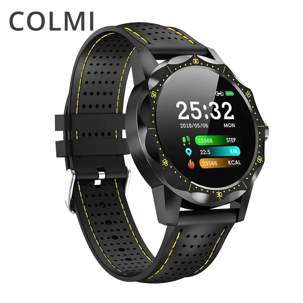 Colmi 1 Horloge Mannen IP68 Activiteit Tracker Fitness Tracker Smartwatch Klok Rand Voor Iphone Ios Telefoon|Smart watches| - AliExpress