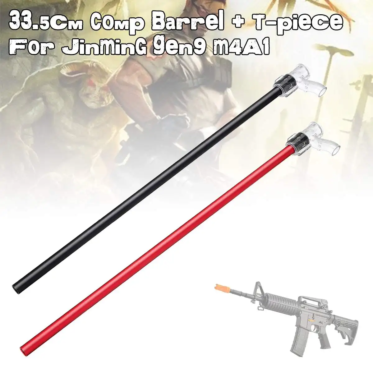 

Comp Barrel Tube And T-piece For Jinming/JM/Gen 9 M4A1 Gel Ball Replacement Accessories