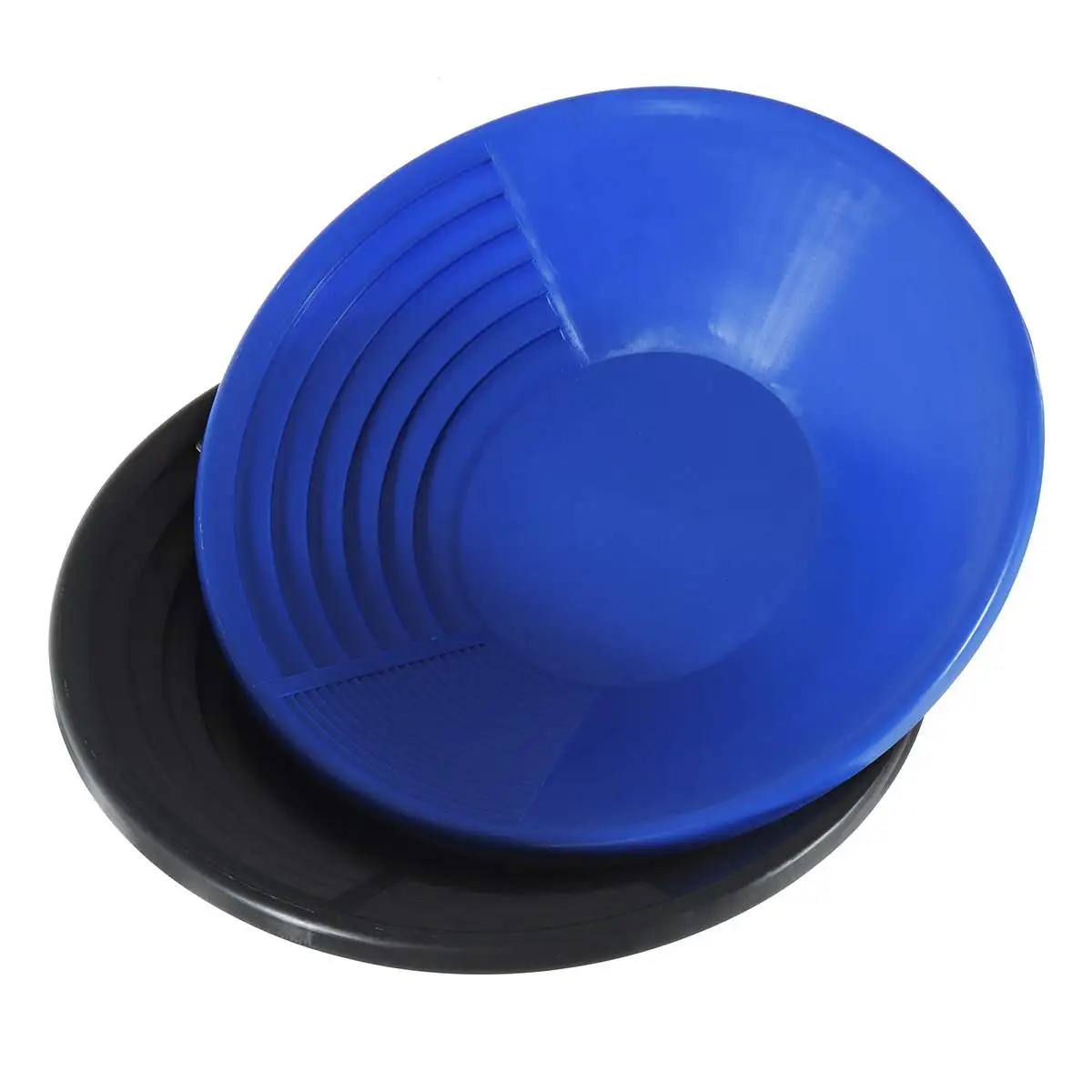 

ZEAST 1Pc Blue Plastic Gold Pan Basin Nugget Mining Dredging ProspectingGold Rush Tools