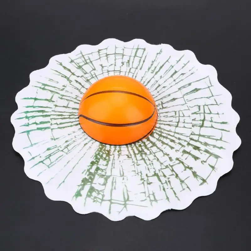 3D Simulated Sticker on Cars Auto Body Window Glass Tennis Ball/Basketball/Baseball Decal Trinket Automotive Decor Accessories