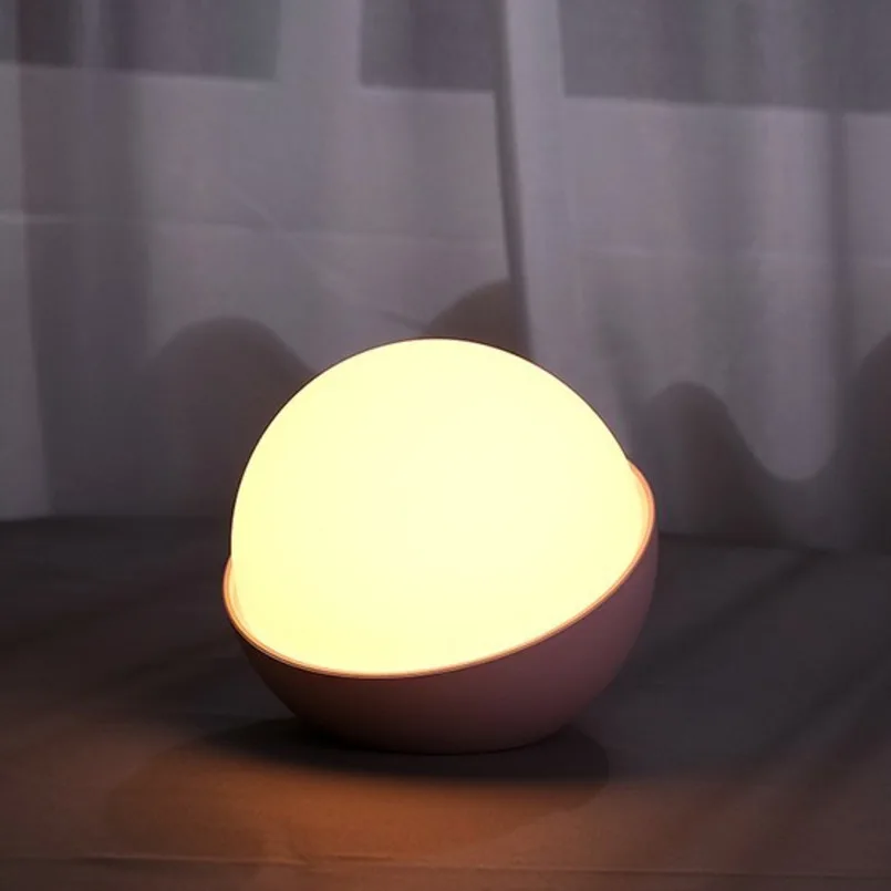 

Silicone Touch Sensor LED Night Light For Children Baby Kids 2 Colors Round Shape LED USB LED Night Lamp