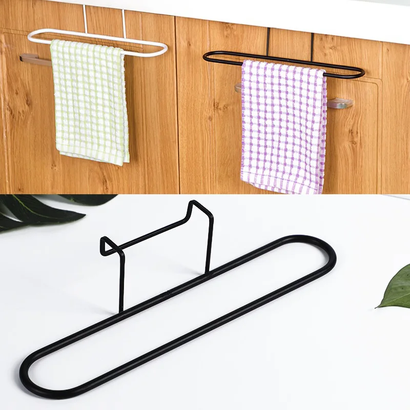 

Cabinet Door Rag Hanger Towel Rack kitchen Tools Hot Sale Portable Kitchen Shelf Debris Sundries Hanger