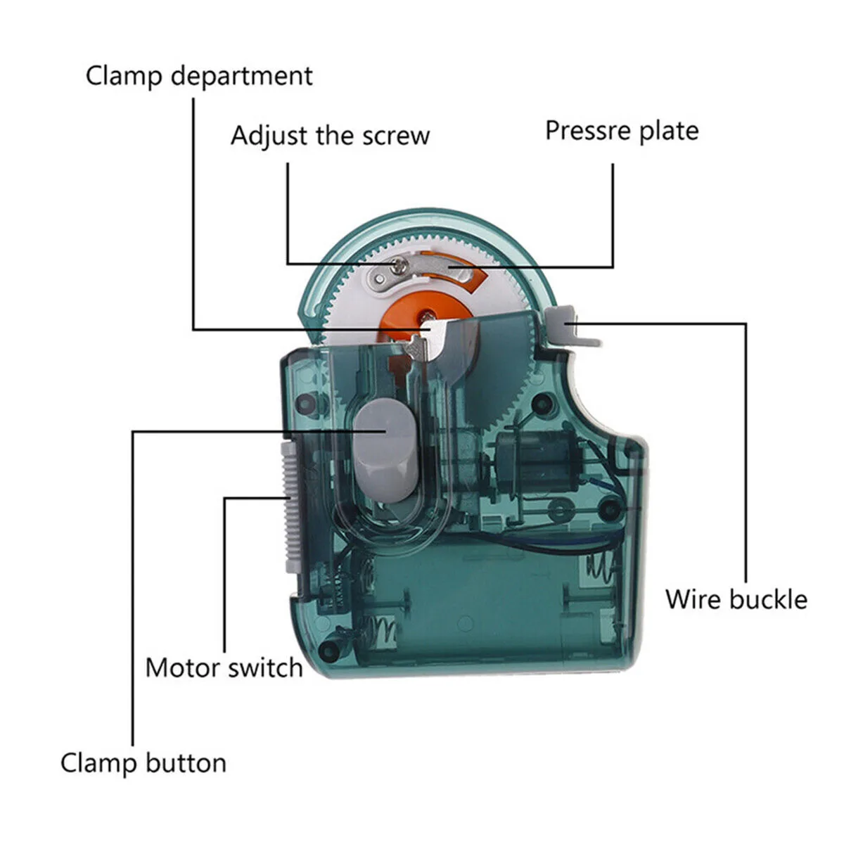 Automatic Electric Fishing Hook Line Tying Device Machine Fast Tie Fishing Line Tier Portable Electric Fishing Hook Tier Machine