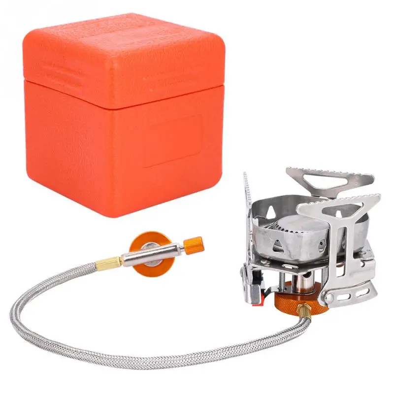 Mini Outdoor Camping Stoves 3500W Split Folding Gas Stove Portable