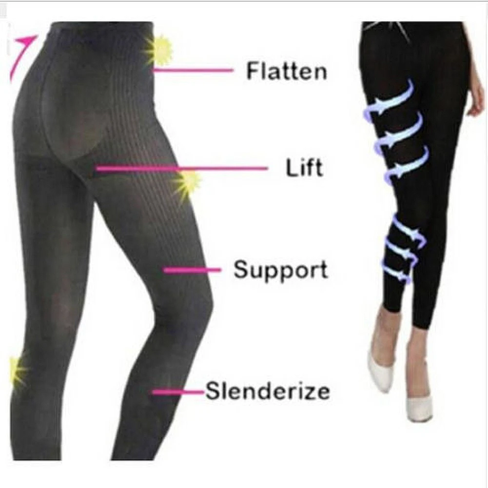 Женские Бесшовные массажные полностью Шейперы для ног Thight Slimmer Control Pants Lift ягодицы