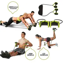 Abdominal Wheel Home Abdominal Muscle Wheel Fitness Wheel Roller Mute Drawstring Multi-function Slimming Abdominal Device the new wooden ten six wheel lunar rover multi function body massager to belly leg thin abdominal fat reduction